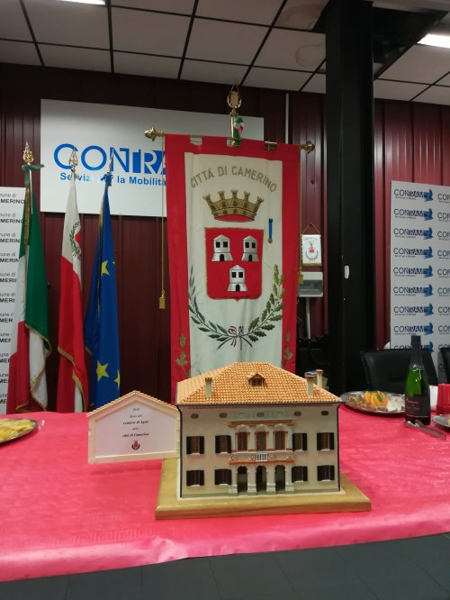 La riproduzione di Palazzo Mingoni donata alla città di Camerino